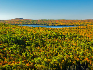 Sticker - Michigan, Keweenaw Peninsula, view from Brockway Mountain