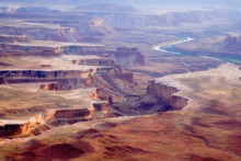 USA, Utah, Canyonlands National Park. View Of The Green River Overlook. 