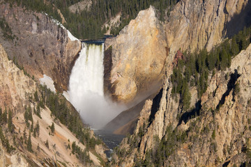 Wall Mural - WY, Yellowstone National Park, Lower Yellowstone Falls, Grand Canyon of the Yellowstone, from Artists Point