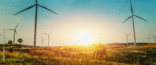 Fotomural concept idea eco power energy in nature
