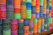 Handicrafts embroidered cloth with traditional pattern of ethnic minority Hmong in Vietnam