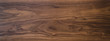 Leinwandbild Motiv Black walnut wood texture from two boards oil finished
