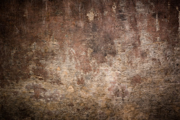 Poster - Old, weathered wood panel as background or texture