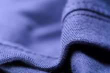 Blue Textile Material Fabric Blur Background Macro