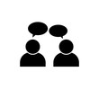© magnoliya1966 - Talking people vector icon isolated on white background