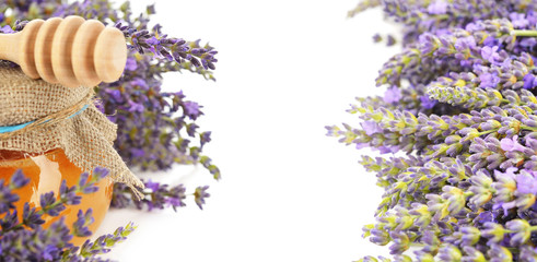 Wall Mural - Natural organic lavender honey