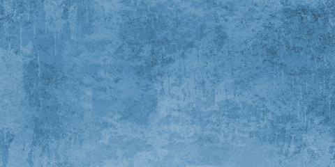 blue grunge background with old vintage distressed texture in white faded  layout for website or template background designs