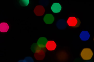 defocused lights