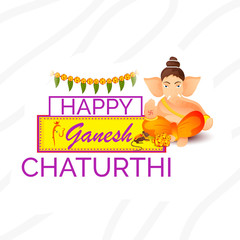 Sticker - HAppy Ganesh Chaturthi