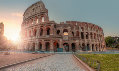 Wall Mural - Colosseum in Rome. Colosseum is the most landmark in Rome