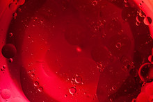 Red With Water Drops