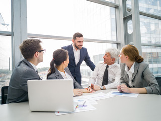 Wall Mural - Business team in office