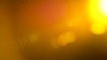 Warm Orange Lens Flares On Black Background. Light Leaks And Elements