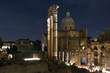 Forum of Caesar in rome italy by night