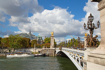 Wall Mural - Bridge of Alexandre III in Paris