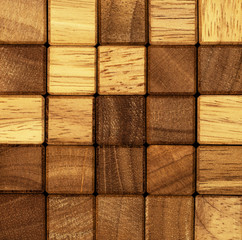 Wall Mural - Holzquadrate