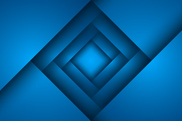 Wall Mural - abstract blue background, triangle overlay