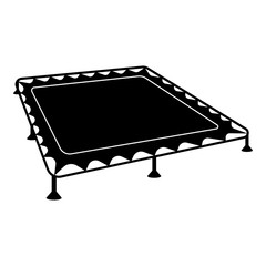 Wall Mural - Trampoline icon. Simple illustration of trampoline vector icon for web design isolated on white background