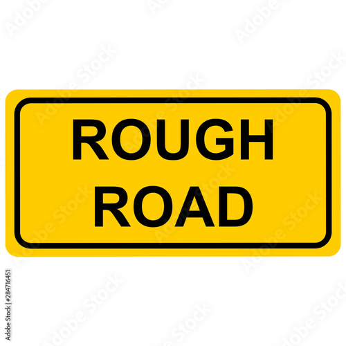 rough road sign buy this stock vector and explore similar vectors at adobe stock adobe stock adobe stock