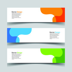 Vector Abstract design banner web template