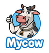 Cartoon Cow Logo