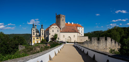  Castle Vranov nad Dyji from South Moravia, Czech Republic