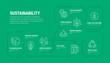 © Atakan - SUSTAINABILITY INFOGRAPHIC DESIGN STOCK ILLUSTRATION