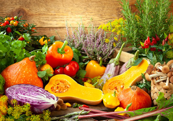 Poster - Assorted fresh vegetables