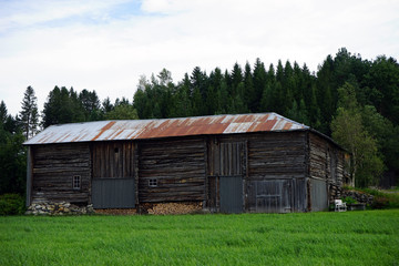 Wall Mural - Old barn