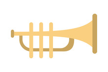 Yellow Trumpet Icon