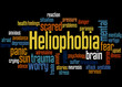 © kalpis - Heliophobia fear of the sun cloud concept 3