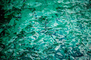 Wall Mural - Clear sea water pattern