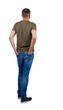 © ghoststone - Back view of man in jeans.