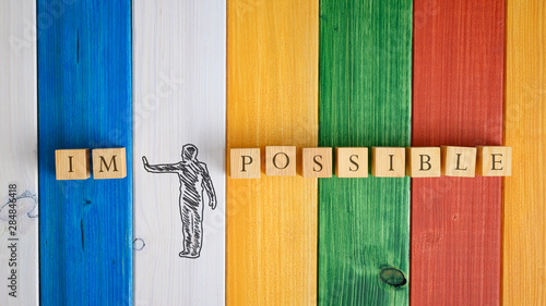 Fotografía Change of personal perspective and attitude concept