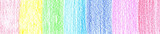 background banner colored pencils 7 colors