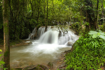 the other waterfall inside of Teelorsu waterfall. it is very beautiful. Tak, Thailand.1