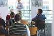 © wavebreak3 - Disabled businessman attending a seminar