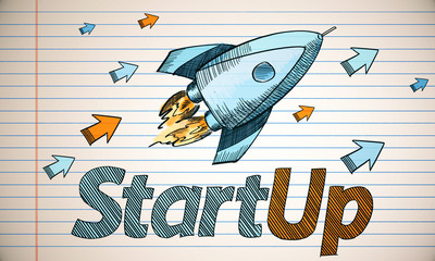 Wall Mural - startup and growth concept