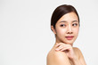 © comzeal - Beautiful Young Asian woman with clean fresh skin, Facial treatment and cosmetology beauty and spa concept