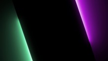Abstract Seamless Background, Blue Purple And Green Frame Fluorescent Ultraviolet Light 4k Neon Lines. Neon Box Pattern With Laser Effects, Perfect For Modern Opening 4K. Transparency Alpha Channel
