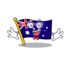 Poster - Geek australian cartoon flag kept in cupboard