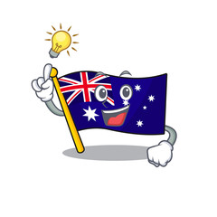 Sticker - Have an idea flag australia isolated in the mascot