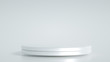 © Pierell - Beautiful luxury background pedestal. 3d illustration, 3d rendering.