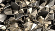 © Pierell - Abstract triangle crystal background. 3d illustration, 3d rendering.