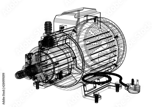 Fotografia  electric motor
