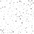 © writerfantast - Premium sparkles stardust background pattern. Silver flying stars confetti magic cosmic christmas vector.
