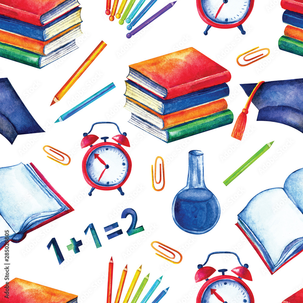 wallpaper school books