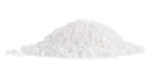 Salt isolated on white background.