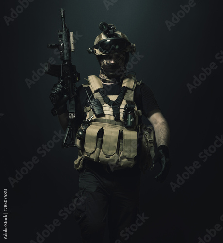 Fotomural special forces soldier , military concept