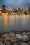 Fototapeta  - Brooklyn Bridge at night.